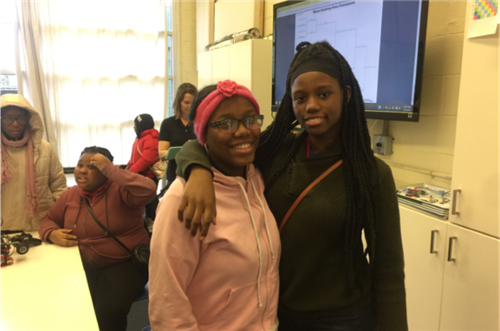 Students smiling 